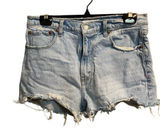 ABERCROMBIE & FITCH Women's The Mom Short High Rise Light Wash Size‎ 28/6 Photo 0