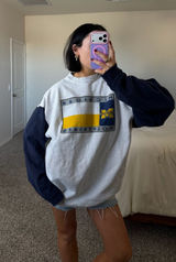 Vintage Michigan wolverines crew neck Gray Size XL Photo 0