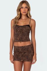 Small Edikted Tank Top Cheetah Photo 0