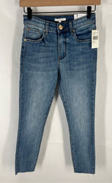 NWT STS Blue Ellie High Rise Crop Skinny Jeans Raw Hem Size 25 Photo 0