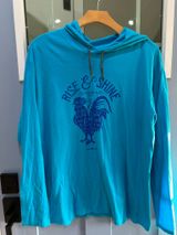 Anvil Women’s Turquoise Hoodie Size 2XL Photo 0