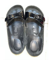 Birkenstock Alpro Black‎ Patient leather Sandals 39 L8 M6 Photo 0