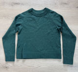 GAP Women's Crewneck Sweater in Deep Green Photo 0