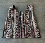 Body‎ Central Women's Sequined Crop Tank Top Size XL Photo 0