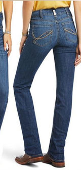 Ariat REAL Nadia Perfect Rise Straight Leg Jeans 25x29 1/2 Photo 0