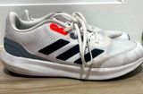 Adidas White and Black Athletic Shoes Photo 0