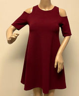 NWOT Boohoo peek a boo shoulder mini dress Photo 0