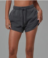 Talentless Womens Heavyweight Classic Shorts - Steel Grey Photo 0