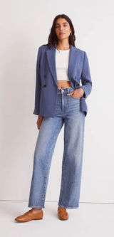 Madewell Perfect Vintage Wide-Leg Jeans Photo 0