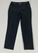 Nike Pants Womens 8‎ Black Dri-Fit Slim Fit Chino Straight Leg Twill Athletic Photo 0