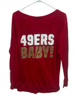PINK Victoria’s Secret Red San Francisco 49ers Tee size XS Photo 0