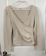 We The Free Free People Top Long Sleeve Wrap Top Photo 0