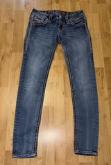 Rock Revival Lanlan Skinny Low Rise Jeans Womens size 26 Rodeo Photo 0