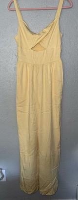 NWT The Drop Women's Impala Jumpsuit‎ Medium Yellow Photo 0