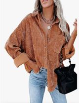 Corduroy Brown Button Down Photo 0