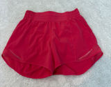 Lululemon Women Pink 4 Shorts 4” Lined Sporty Track Running Preppy Casual Summer Photo 0