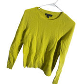 Banana Republic XS‎ Merino Blend Crewneck Sweater Vibrant Yellow Photo 0