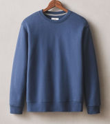 American Giant Women's Midweight Crewneck in dark‎ denim size small made in USA Photo 0