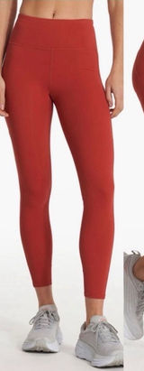 Vuori Stride Performance Leggings Womens XL Red Workout Active‎ Casual Photo 0