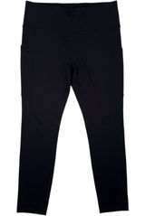 Vuori Stride Leggings Black High Rise Cropped Running Tight Pockets VW429 Size M Photo 0