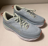 Hoka One One Bondi 7 Women Size 11 Blue Fog Blue Glass Shoes Running Walking Photo 0