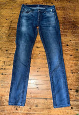 7 for All Mankind 26 Roxanne slim leg ankle designer jeans Photo 0