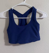 Beyond Yoga Navy Blue Racerback Sports Bra Photo 0