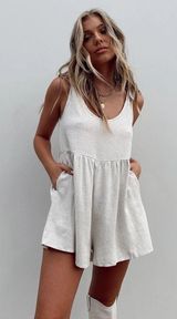 Tay Beige Romper Photo 0