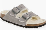 Birkenstock Arizona Genuine Shearling Slide Sandal Size 40 US Women's 9 Men's 7 Photo 0