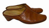 Pikolinos Women's Brandy Leather Mules Clogs Heels US Size 9-9.5 Photo 0