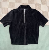 NWOT Alo Yoga Micro Corduroy Winter Break Mock Neck size XS Photo 0