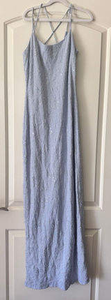 Steppin' Out 90's Y2K long dress Size 9/10 ‎ from 1999 prom , light purple Photo 0