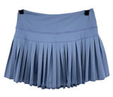 Gold Hinge Pleated Tennis Skirt Skort Periwinkle Blue Women M Pickleball Preppy Photo 0