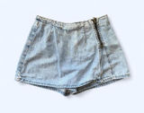 Vintage Y2K Billy Blues denim skort low rise mini USA made size 5 💙 Photo 0