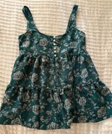 Teal Urban Outfitters Romper Floral xs Photo 0