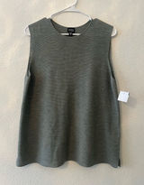 Eileen Fisher‎ 100% Wool Knit Preppy Blouse Sweater Large NEW Photo 0
