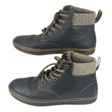 Dr. Martens Nalli Brown Leather Ankle Boots Womens 6 UK4 EU37 Herringbone Lace Photo 0