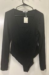 Black Long Sleeve Bodysuit Photo 0