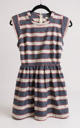 Freeway Women's‎ Striped Sleeveless Dress, Casual Summer Dress, Size M Photo 0