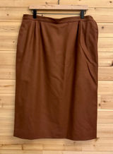 Vintage NWT Pendleton Large Wool Camel Midi Skirt Fall Cottagecore Deadstock Photo 0