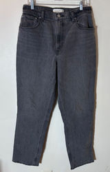 Abercrombie & Fitch Curve Love 90s Straight Ultra High‎ Rise Jeans Grey 30/10R Photo 0
