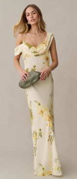 NWT Few Moda Sable Dress size 6 Yellow Floral Sunpetal garden Kourt reformation Photo 0
