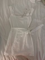 Altar'd State white wrap mini dress Photo 0