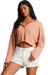 Billabong Come Again Cozy Women’s Henley Top Photo 0
