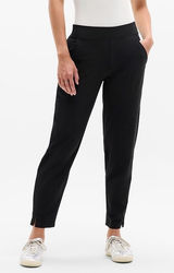 Athleta Brooklyn Ankle Pants Black Athleisure Travel Athletic Size‎ 12 Photo 0