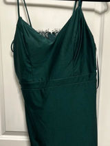 City Studio Green Slip‎ Dress Sleeveless Spaghetti Strap Photo 0