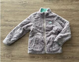 The North Face Fleece Sherpa Puffer Jacket Gray Aqua Women’s XS Reversible Osito Photo 0