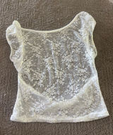 Open back lace top White Size M Photo 0