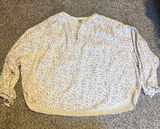Old Navy Floral Print Long Sleeve Blouse Casual Spring Top XL Photo 0