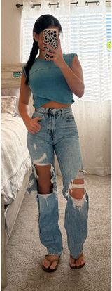 PacSun Jeans 90s Ripped Boyfriend Photo 0